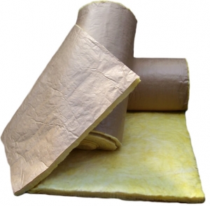 Lã de Vidro Revestido com Papel Kraft Lã de Vidro Revestido com Papel Kraft